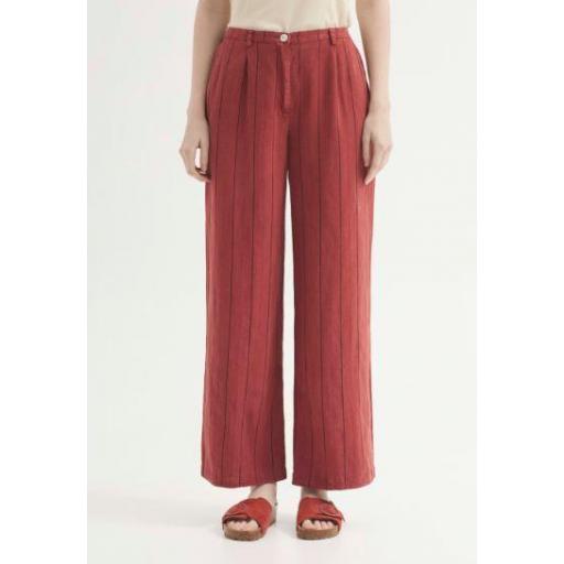 PANTALÓN DE RAYAS TENCEL SOBRETINTADO, NICE THINGS PV 2026, REF. WWW073 [0]