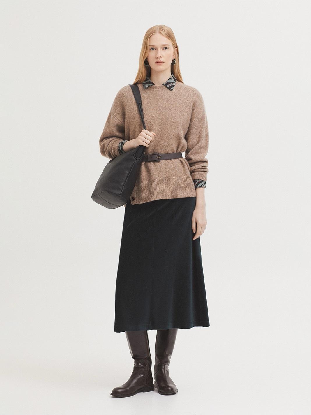 FALDA LARGA MICROPANA ELÁSTICA, NICE THINGS OI 2025-26, REF. WJV031