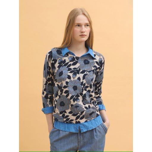 JERSEY CAMELIA PRINT,  NICE THINGS PV 2025, REF. WKU025