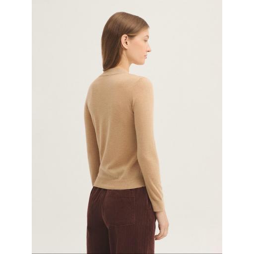 JERSEY LANA MERINO DETALLE CUELLO, NICE THINGS OI 2025-26, REF. WKV048 [2]