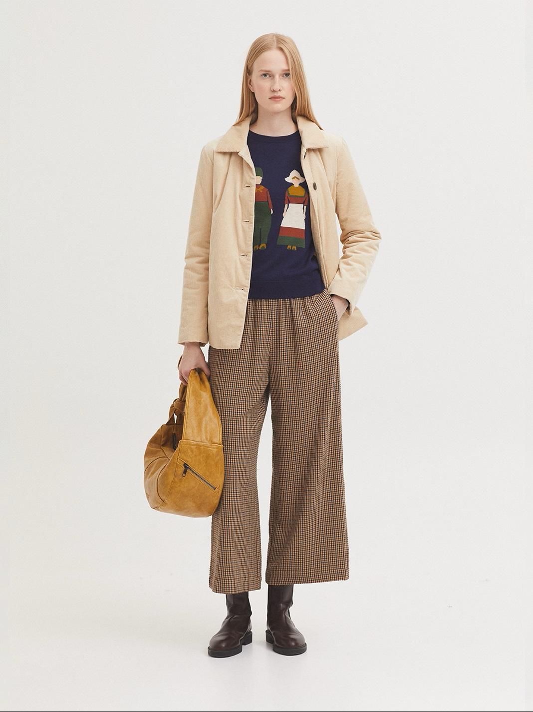 PANTALÓN CUADROS EFECTO ARRUGADO, NICE THINGS OI 2025-26, REF. WWV014