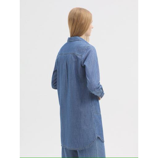 VESTIDO CAMISERO TEJANO, NICE THINGS PV 2025, REF. WWU104 [2]