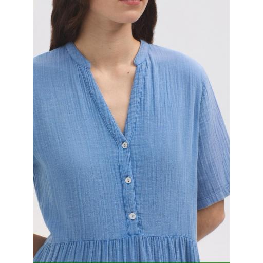 VESTIDO LARGO DOBLE TELA, NICE THINGS PV 2025, REF. WWU119 [1]