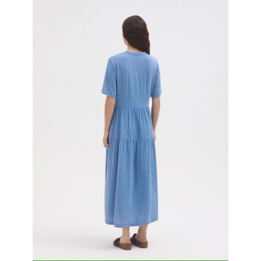 VESTIDO LARGO DOBLE TELA, NICE THINGS PV 2025, REF. WWU119 [2]