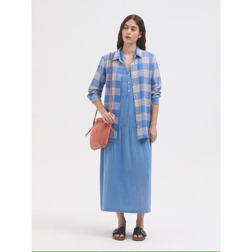 VESTIDO LARGO DOBLE TELA, NICE THINGS PV 2025, REF. WWU119 [3]