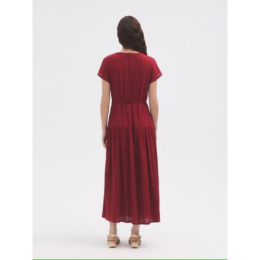 VESTIDO LARGO CUADRILLE, NICE THINGS PV 2025, REF. WWU144 [2]
