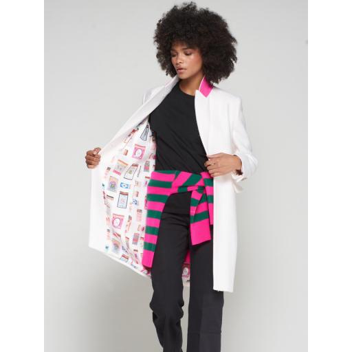 ABRIGO CRUDO CUELLO CONTRASTE, VILAGALLO OI 2025-26, REF. 32861