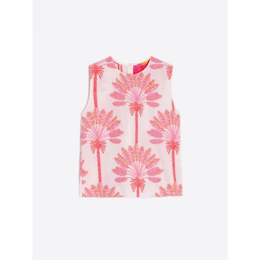 CAMISA ABIGAIL PALMERA JACQUARD, VILAGALLO PV 2025, REF. 32568
