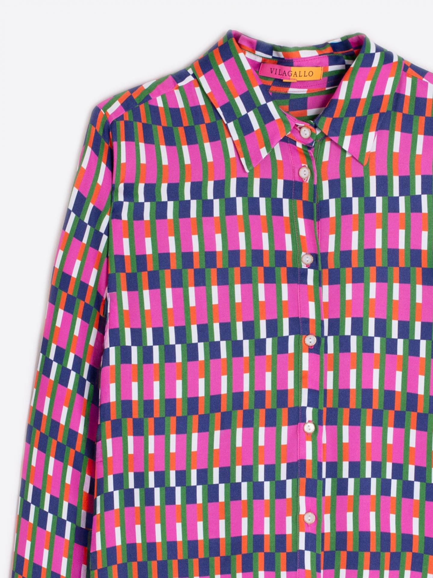 CAMISA GEOMÉTRICA MULTI, VILAGALLO OI 2025-26, REF. 32880