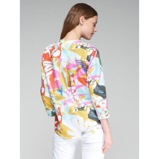CAMISA ALGODÓN ACUARELA JUNGLA PRINT, VILAGALLO PV 2025, REF. 32289 [2]
