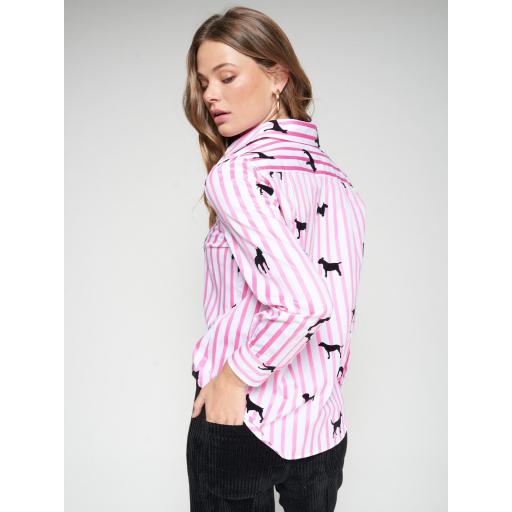 CAMISAS MAFALDA FLOCADO ROSA RAYAS, VILAGALLO OI 2025-26, REF. 32806 [1]