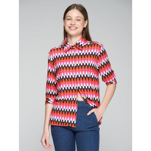 CAMISA PUNTO ONDAS PRINT, VILAGALLO PV 2025, REF. 32236 [2]