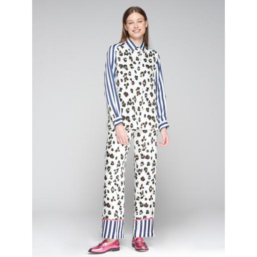 CAMISA TEA  FLUIDA ANIMAL PRINT, VILAGALLO PV 2025, REF. 32435 [2]