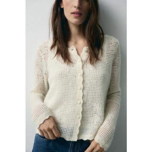 CÁRDIGAN DALLOWAY LANA DE ALPACA, ESEOESE OI 2025-26, REF. 304263