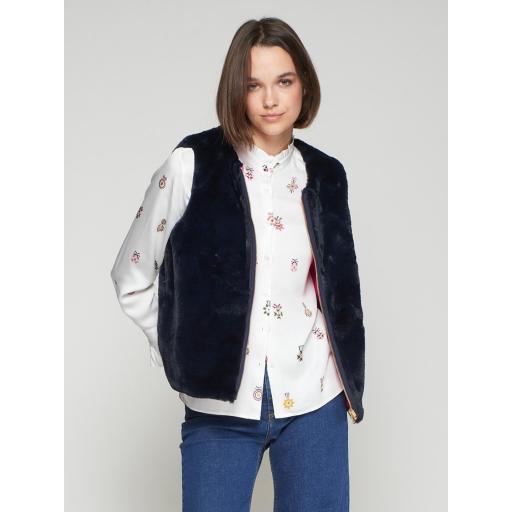 CHALECO REVERSIBLE ROSA LANA, VILAGALLO OI 2025-26, REF. 32843