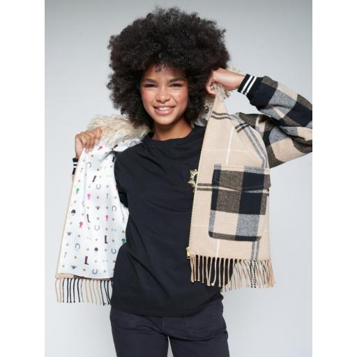 BOMBER LANA CUADROS FLECOS, VILAGALLO OI 2025-26, REF. 32632 [2]