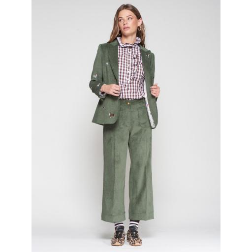 PANTALÓN DORIN PANA VERDE CAZA, VILAGALLO OI 2025-26, REF. 32701 [2]