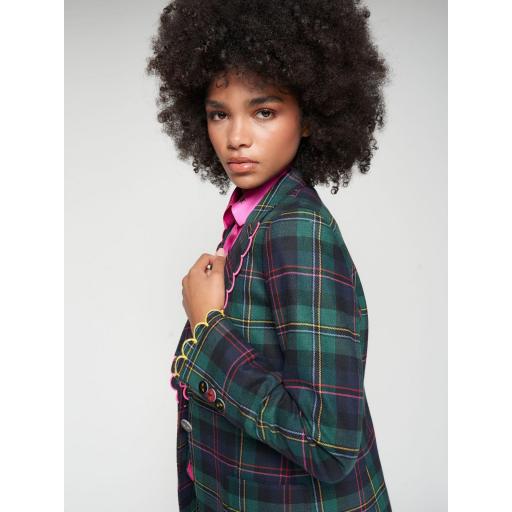 CHAQUETA HILLARY EMB ESCOCES PERFIL ROSA, VILAGALLO OI 2025-26, REF. 32693 [1]
