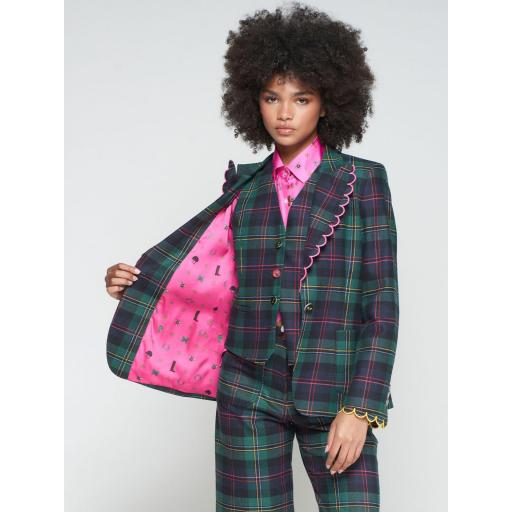 CHAQUETA HILLARY EMB ESCOCES PERFIL ROSA, VILAGALLO OI 2025-26, REF. 32693 [2]