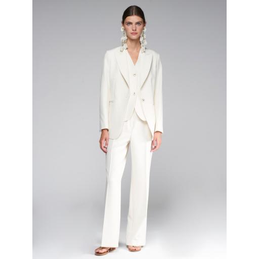 PANTALÓN CREP BLANCO, VILAGALLO PV 2025, REF. 32410 [1]