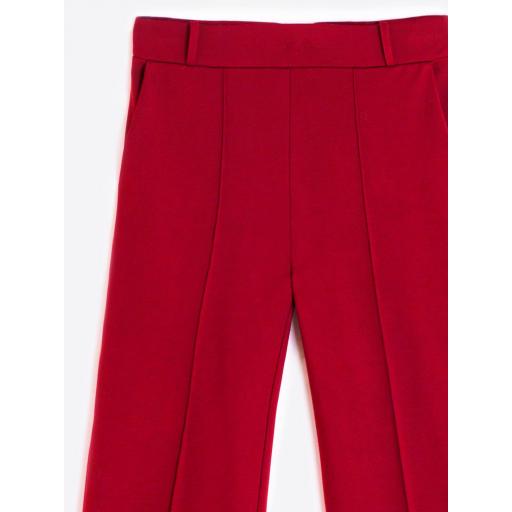 PANTALÓN CAROLE PUNTO ROMA ROJO, VILAGALLO PV 2025, REF. 32546 [1]