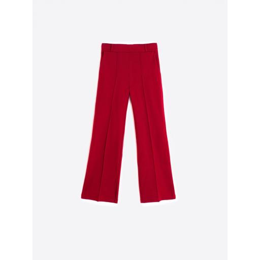 PANTALÓN CAROLE PUNTO ROMA ROJO, VILAGALLO PV 2025, REF. 32546