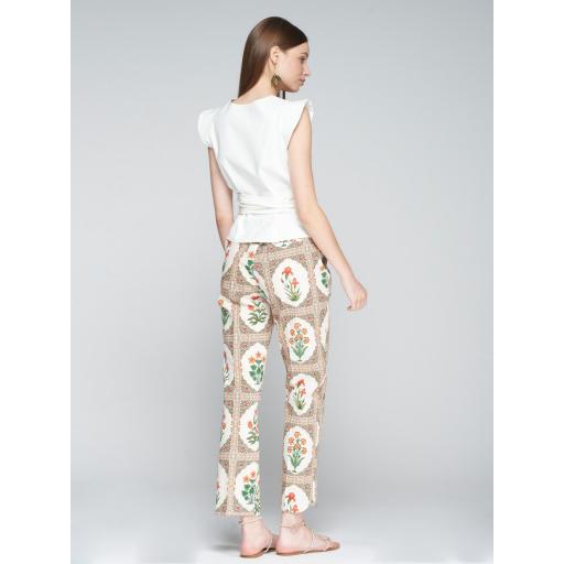 PANTALON FLOR SEERSUCKER, VILAGALLO PV 2025, REF. 32524 [1]