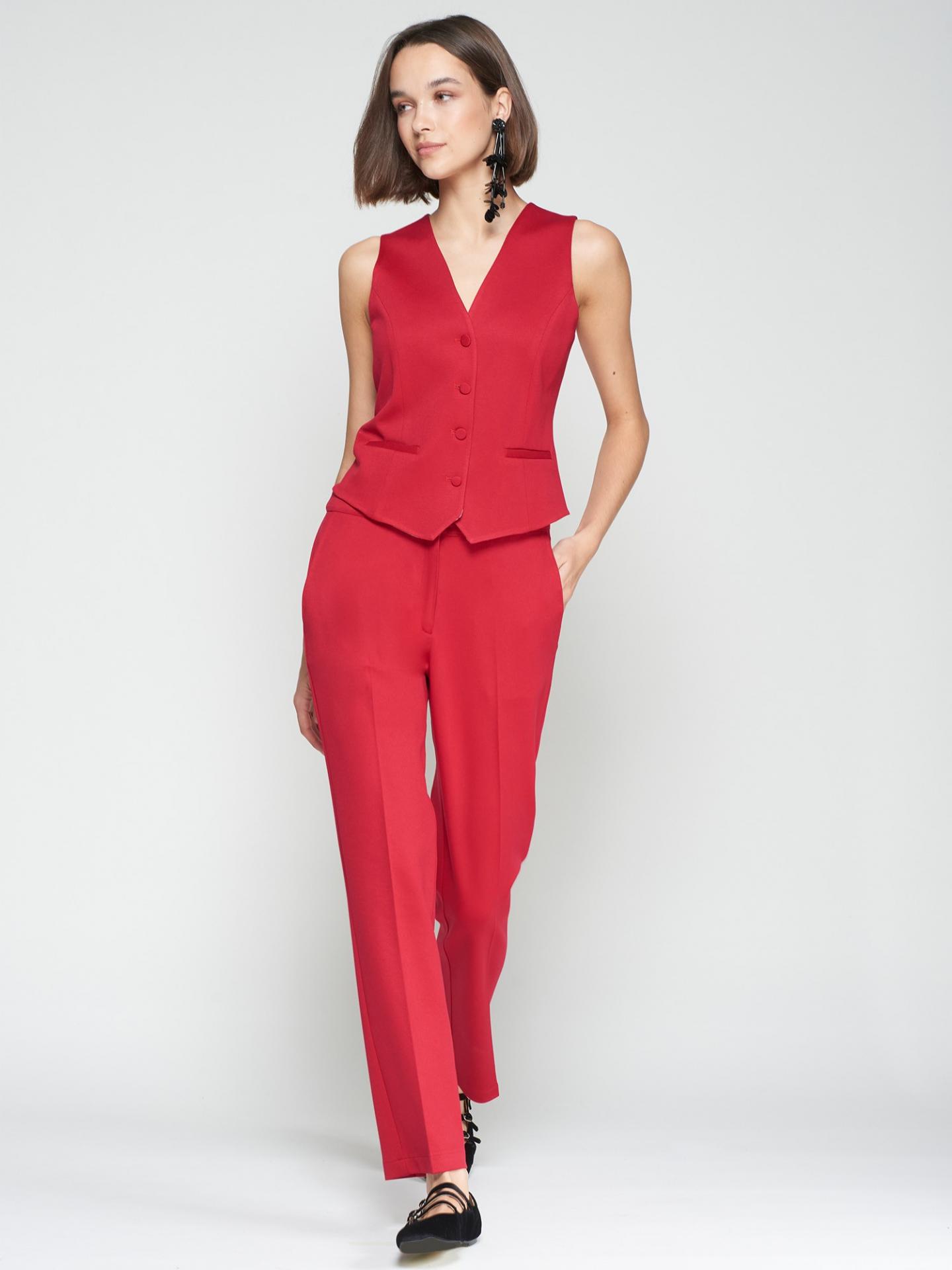 PANTALON RECTO ROJO, VILAGALLO OI 2025-26, REF. 32778