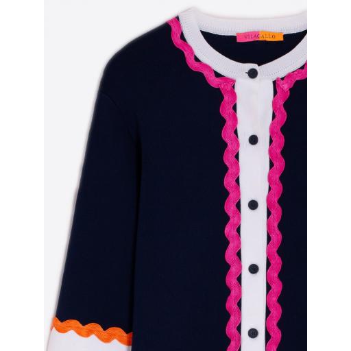 CARDIGAN PUNTO MARINO ONDULINA, VILAGALLO PV 2025, REF. 32137 [2]