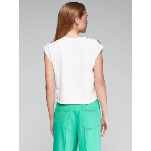 CAMISETA ALIZA CUADRO FLORES, VILAGALLO PV 2025, REF. 32474 [2]