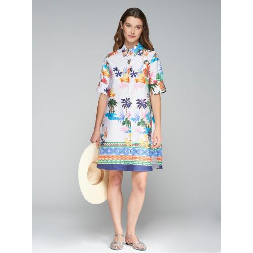 VESTIDO CAMISERO PALMERAS GRECA, VILAGALLO PV 2025, REF. 32333 [2]
