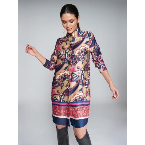 VESTIDO CACHEMIR PRINT, VILAGALLO OI 2024-25, REF. 31825