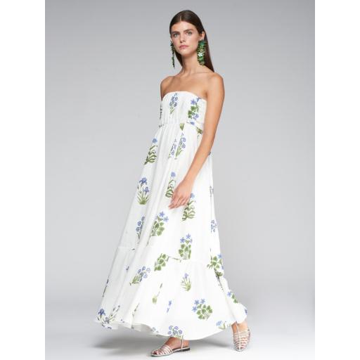 VESTIDO LINO MULTIPOSICIÓN FLOR AZUL, VILAGALLO PV 2025, REF. 32382 [2]
