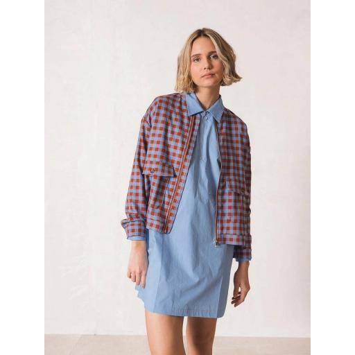 CAZADORA BOMBER VICHY, INDI&COLD OI 2023-24, REF. DD450 [1]