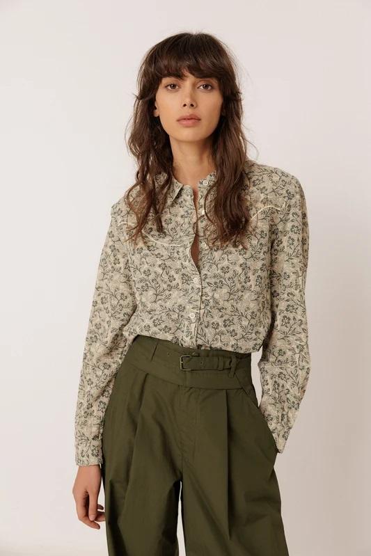 CAMISA WESTERN FLORES, INDI&COLD OI 2026-27, REF. AD125