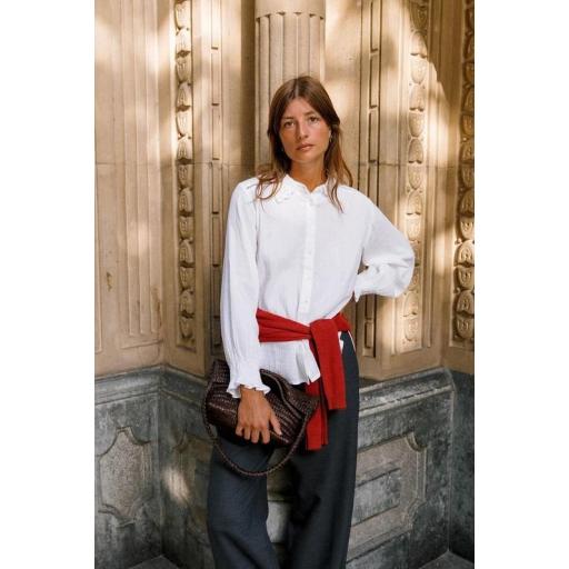CAMISA ROMÁNTICA DOBLE GASA, INDI&COLD OI 2026-27, REF. BK160