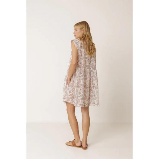 VESTIDO CORTO SMOCK, INDI&COLD PV 2026, REF. KI133 [1]