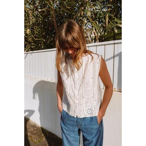 CAMISA ESTAMPADO TIPO SELLO, INDI&COLD PV 2026, REF. MC126