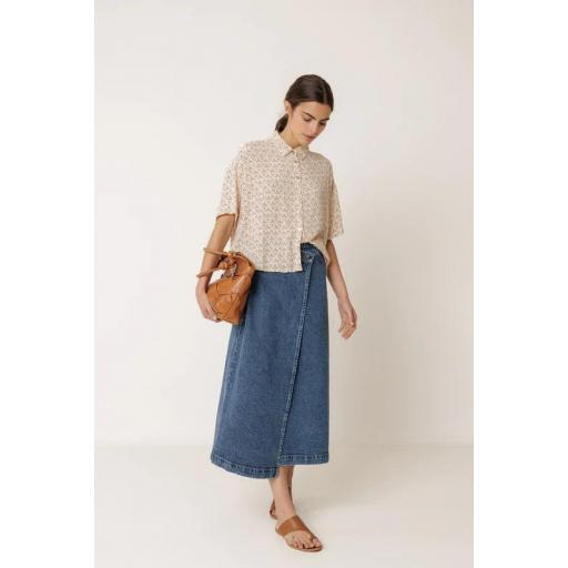 CAMISA ESTAMPADA OVERSIZE, INDI&COLD PV 2026, REF. MI142