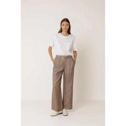 PANTALÓN PINZAS LINO, INDI&COLD PV 2026, REF. NJ317 [0]