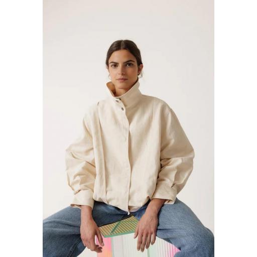 BOMBER ALGODÓN LINO, INDI&COLD PV 2026, REF. NJ630 [0]