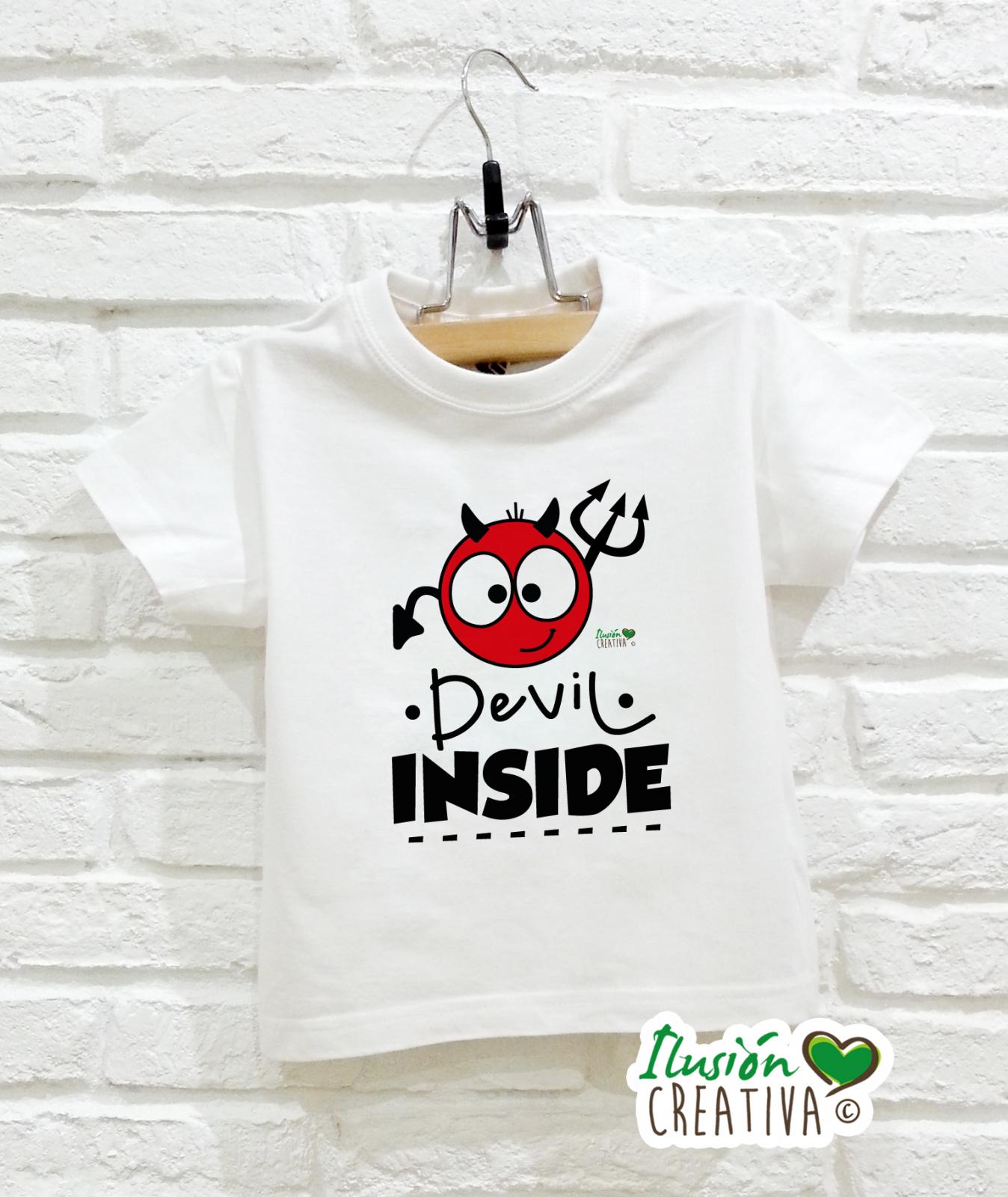Camiseta Línea Picarona - Devil Inside