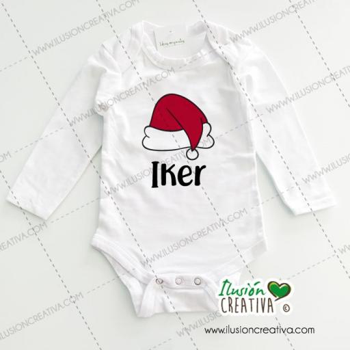 Body personalizado Papá Noel - blanco [1]