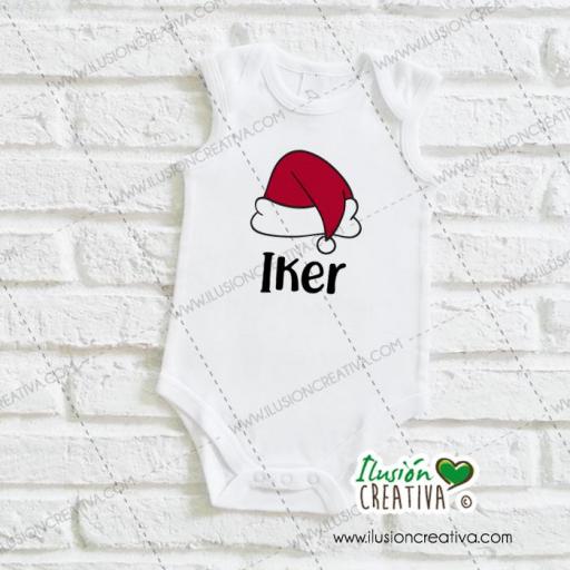 Body personalizado Papá Noel - blanco [2]