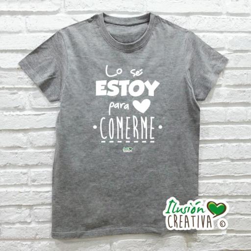 Camiseta Hombre - Lo sé estoy para comerme