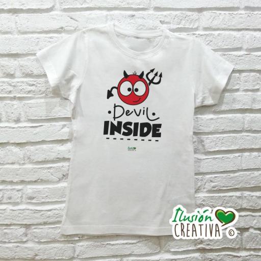 Camiseta Mujer - Devil Inside [1]