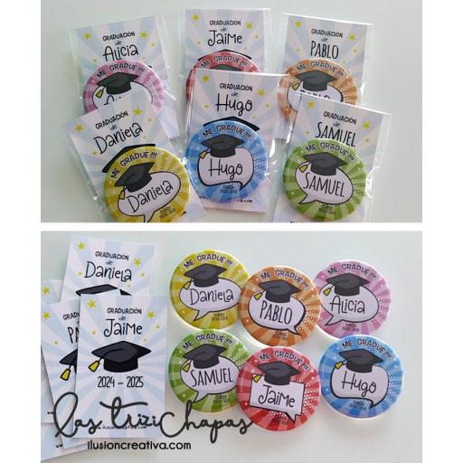 Chapas PERSONALIZADAS de Graduación 2024/2025 !!! [2]