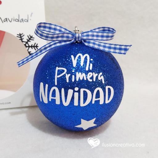 Bolas Personalizadas Mi primera Navidad [0]