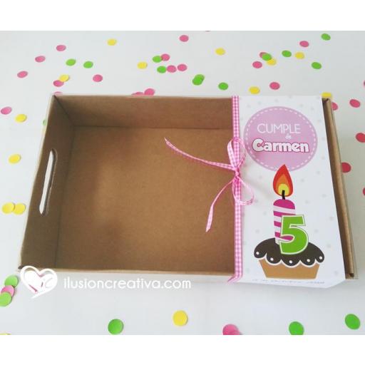 Caja PERSONALIZADA para Cumpleaños - Niña [2]