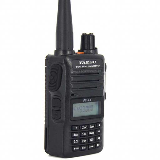 YAESU FT-4XE WALKI TALKI DOBLE BANDA VHF/UHF CON RADIO DE FM COMERCIAL [0]